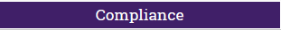 Compliance Button on the Purple Navigation Bar